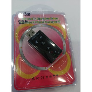 USB Virtual 7.1 Channel Sound Adapter