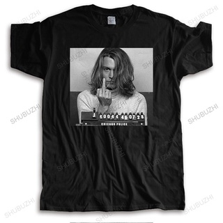 Tshirtคอลูกเรือcrew neckเสื้อยืดคอกลม แขนสั้น พิมพ์ลาย Johnny Depp Blow Bigger Size Homme สไตล์วินเทจ สําหรับผู้ชาย-4XL