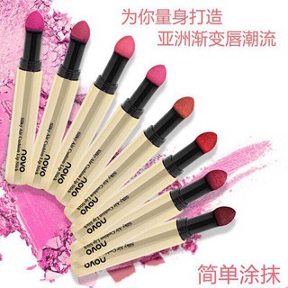 NOVO NO-5082 Silky Mist Air Cushion LipStick ลิป คุนชั่น หัวฟองน้ำ ลิปสติก รูปแบบใหม่ สีสวย มีหลากหลายสี ใช้ง่ายติดทน