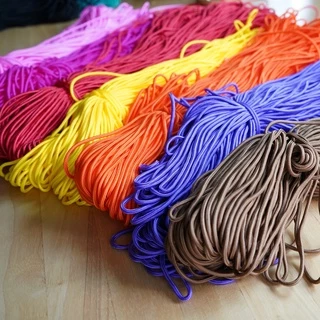 เชือก Paracord 3MM สีพื้น แบ่งขาย 5-10 เมตร
