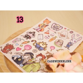 SALE‼️ Sticker PVC กันน้ำกันเรซิ่น ไดคัทแล้ว