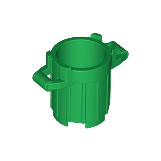 [209] ชิ้นส่วนเลโก้ Lego Part Container, Trash Can with 4 Cover Holders(92926, 28967) ราคา/ชิ้น