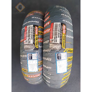 Aerox | ยางมอเตอร์ไซค์ยี่ห้อ Aspira Premio Sportivo ขนาด 110/80-14 , 140/70-14 TL