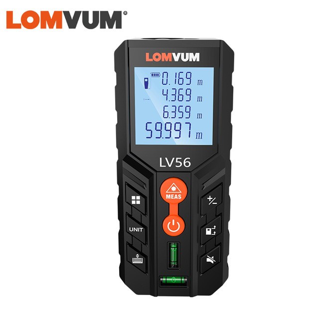 (ใหม่ล่าสุด) LOMVUM Trena  LV56 เครื่องวัดระยะด้วยเลเซอร์ Laser Distance Meter, Range Finder - 120 เมตร
