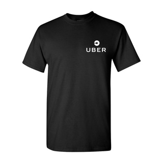 เสือยืดผู้ชาย - ผู้ชายเสื้อยืดผ้าฝ้าย 2022 ใหม่แขนสั้น Tee UBER เสื้อยืดคนขับด้านหน้าและด้านหลังเสื