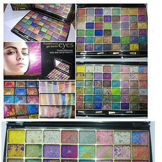 ทาตา 3 มิติ MISS ROSE Wet Eye Shadow 48 Mixed