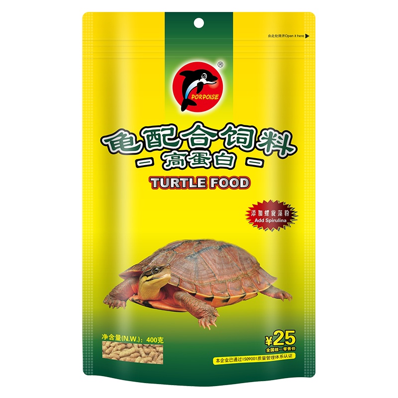 อาหารเต่าน้ำ ตะพาบ อาหารเต่าน้ำ ขนาดเล็ก อร่อยภูมิคุ้มกันเสริมสร้างความเข้มแข็ง โปรตีนสูง(88,200,400กรัม)