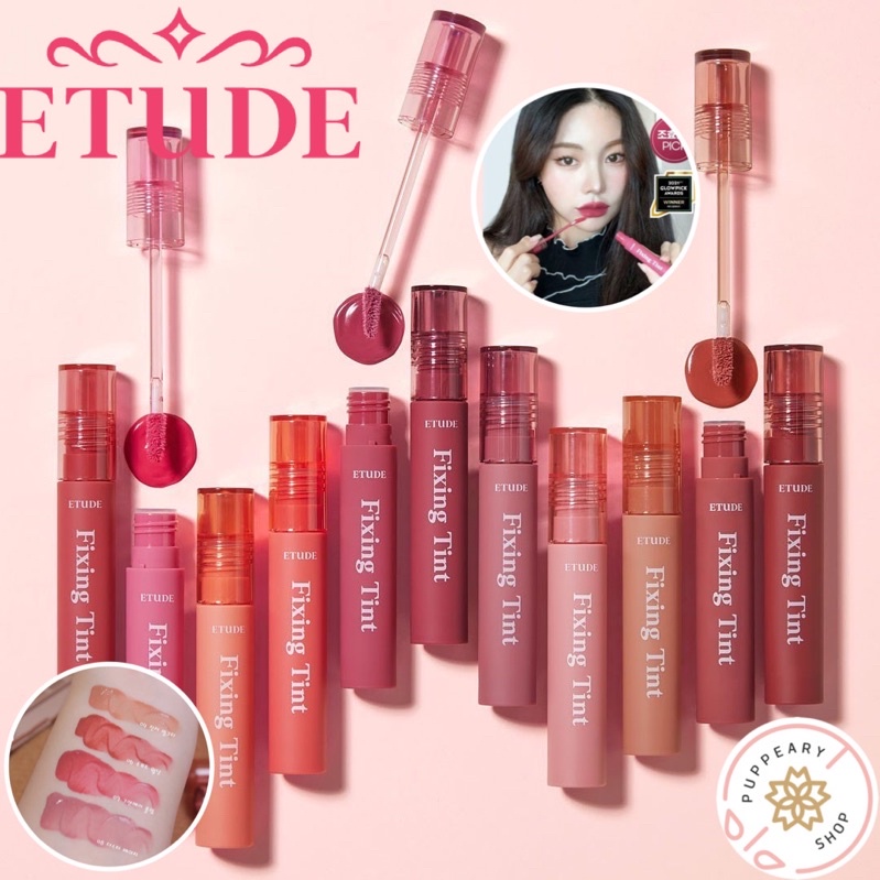 (แท้/พร้อมส่ง/อ่านรายละเอียดก่อนสั่ง) ETUDE FIXING TINT 4G ลิปทิ้นท์ไม่ติดแมสก์