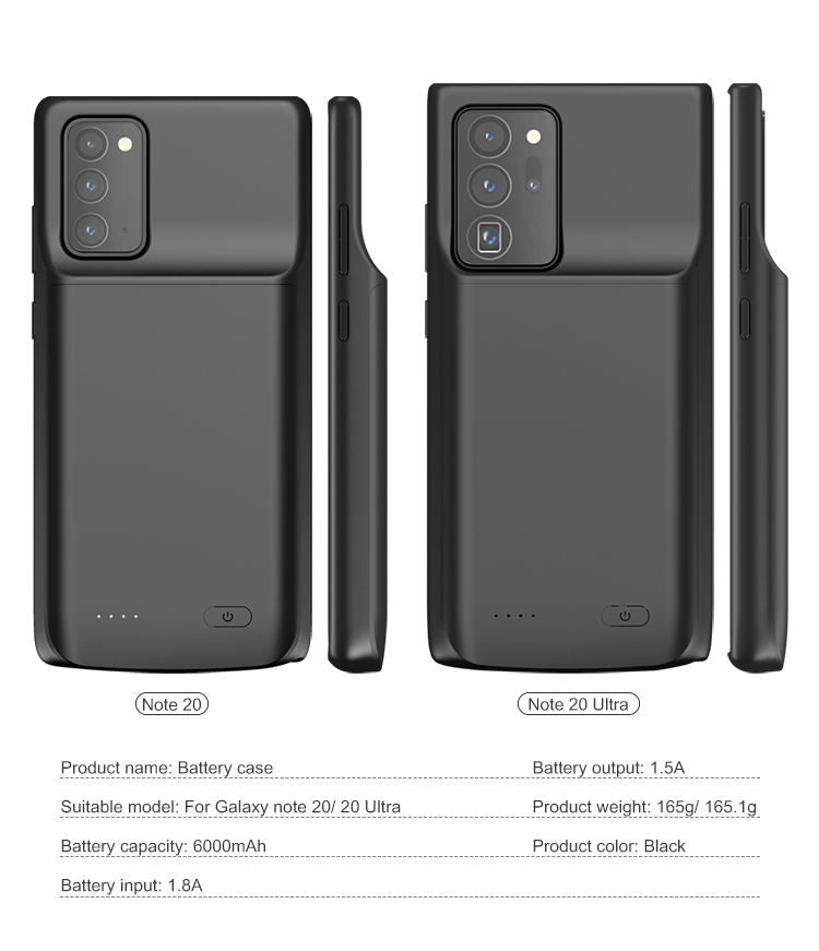 แบตสำรอง Power Bank Case Backup Battery For Samsung Galaxy Note 20