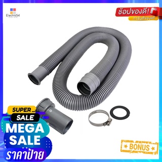 ท่อย่น+แคลมป์รัด PARNO AC03 1.3 ม. สีเทาFLEXIBLE WASTE PIPE+CLAMP PARNO AC03 1.3M GREY