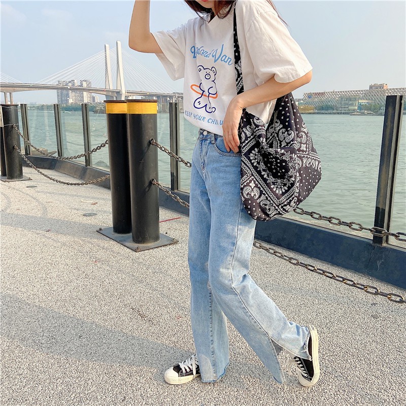 C103 ส่งจากไทย กระเป๋าสะพายผ้าทิ้ง น้ำหนักเบา น่ารักสุดๆ ขนาด 17 นิ้ว ราคา ถูกที่สุด ดีลบีเคเค แกลเลอรีภาพที่ 7