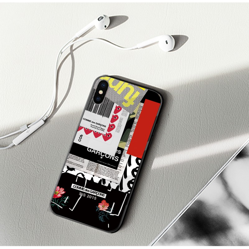 เคสซิลิโคนนิ่ม พิมพ์ลาย Comme Des แฟชั่น สําหรับ iPhone 13 14 Pro MAX 12 mini 11 Pro XS MAX 6S 7 8 Plus XR #4