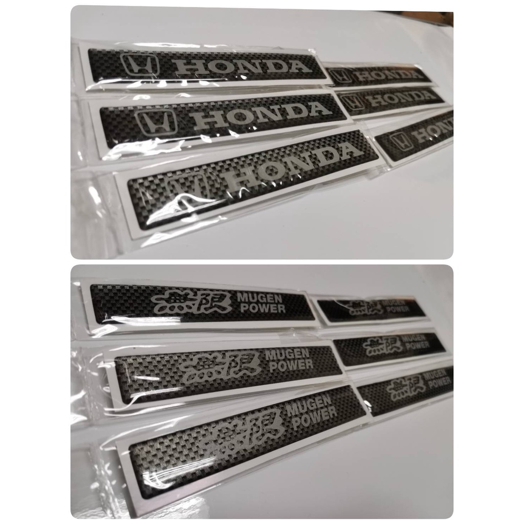 สติ๊กเกอร์เทเรซิ่นนูนอย่างดี เคฟล่าร์ สำหรับรถ HONDA ได้ทุกรุ่น MUGEN POWER ติดรถ แต่งรถ ฮอนด้า sticker มูเก็น kevlar