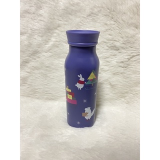 Santa Bear and Friends water bottle 12 Oz