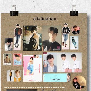 photocard ( การ์ด ปฏิธิน สแตนดี้ Tazo Mirror ) Pink / Wanna / One / Night / Romance / Pleasia / IVY : มินฮยอน Wanna One