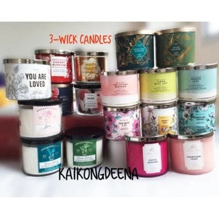 เทียนหอม 3 ไส้ 🕯️(3-Wick Candle) Bath & Body Works | หอมฟุ้ง เติมบรรยากาศสุดพิเศษ