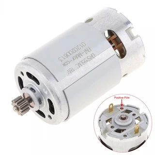 RS550 ถึงมอเตอร์ DC 10.8V 12V 14.4V 16.8V 18V 21V 25V 9 ฟัน/11 ฟัน/12 ฟัน/13 ฟันเหมาะสำหรับสว่านไฟฟ้า/ไขควงเครื่องมืออุป