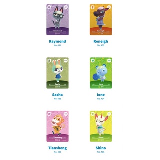 ∋Animal Crossing Series 5 Amiibo Card Villager Raymond Judy Sherb Dom ...
