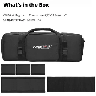 Ambitful กระเป๋าใส่ขาตั้งกล้อง ไฟแฟลชสตูดิโอ แบบพกพา สําหรับถ่ายภาพสตูดิโอ