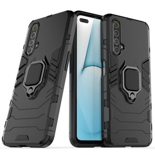 เคส Realme X50 5G ฮาร์ดเคสกันกระแทกเคสโทรศัพท์ Hybrid Armor Shockproof Ring Case Realme X50 5G Cover Stand