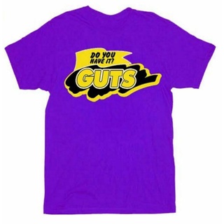 แขนสั้นcrew neckเสื้อยืด พิมพ์ลายโลโก้ Guts สําหรับผู้ใหญ่S-XXXXL