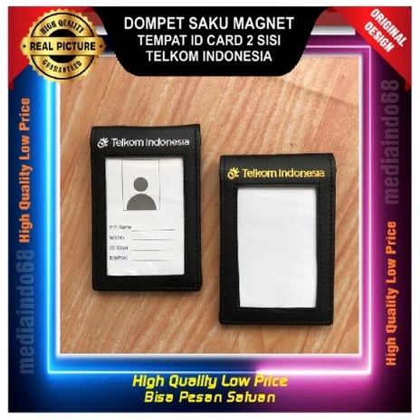 TELKOM LOGO 2-SIDED ID CARD POCKET WALLET