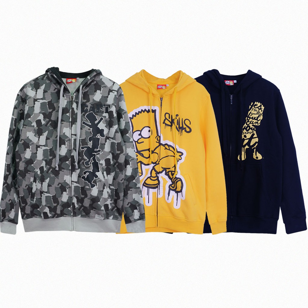 New arrival The Simpsons Jacket hood สินค้าลิขสิทธิ์แท้ 100% เสื้อแจ็คเก็ต ฮู้ด สำหรับเด็กและผู้ใหญ่