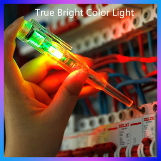 Kool ปากกาทดสอบแรงดันไฟฟ้า แบบไม่สัมผัส มีไฟ LED สองสี