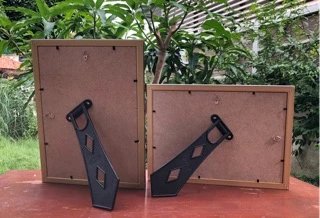 กรอบรูปโมเดิร์น+เม้าสำหรับภาพ 10x15”,10x12”, A4 ,8x12”,8x10”,6x8”, A5 เพื่อให้ภาพดูเด่น พร้อมกระจก+ขาตั้ง