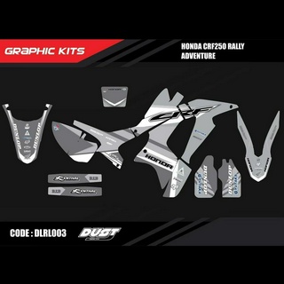 สติ๊กเกอร์วิบาก Honda CRF 250 Rally ทั้งคัน Graphic kit สติ๊กเกอร์เคลือบเงา สุดคุ้ม