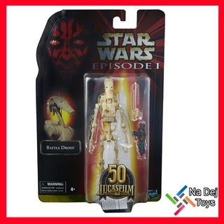 Battle Droid Star Wars The Black Series EP1 Retro 6" figure สตาร์วอร์ส แบล็คซีรีส์ แบทเทิ้ล ดรอยด์ ขนาด 6 นิ้ว ฟิกเกอร์