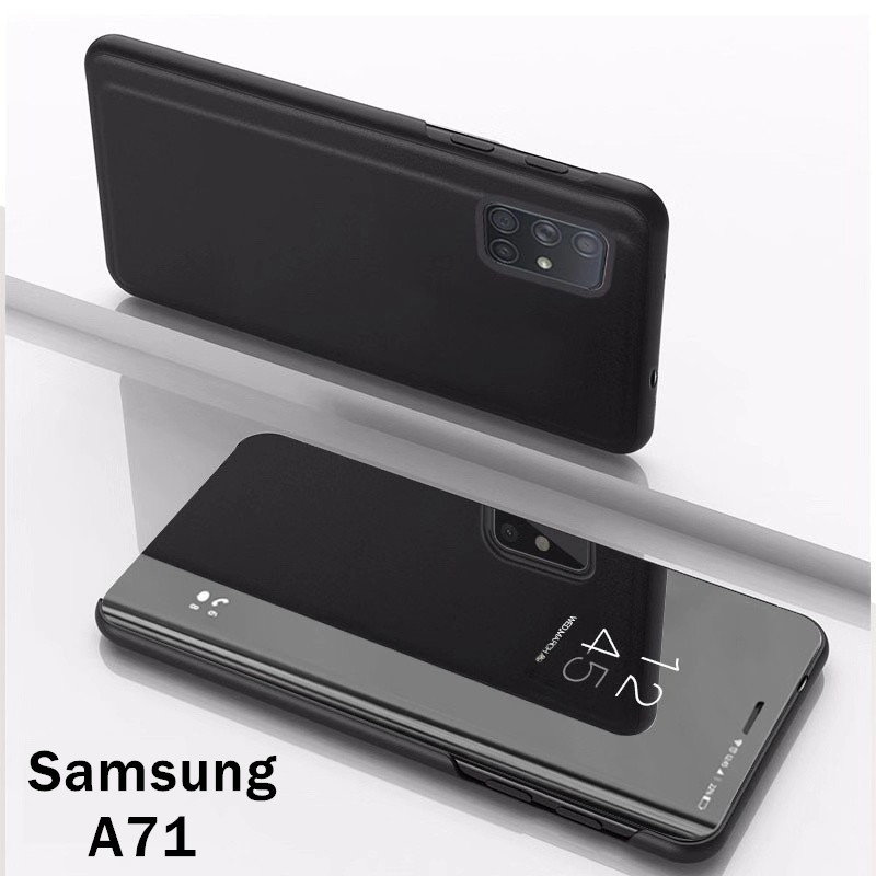 เคสเปิดปิดเงา Case Samsung Galaxy A71 (4G / 5G) เคสกันกระแทกตั้งได้ ฝาเปิดปิดเงาSmartCase พร้อมส่ง