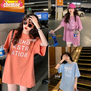 Chemisegrace✨พร้อมส่ง✨ เสื้อยืด คอว ผู้หญิง ไซส์ ใหญ่ เสื้อผ้าเกาหลีผู้หญิง เสื้อยืดสตรีท สีสวยมากกก เรียบง่าย 2229