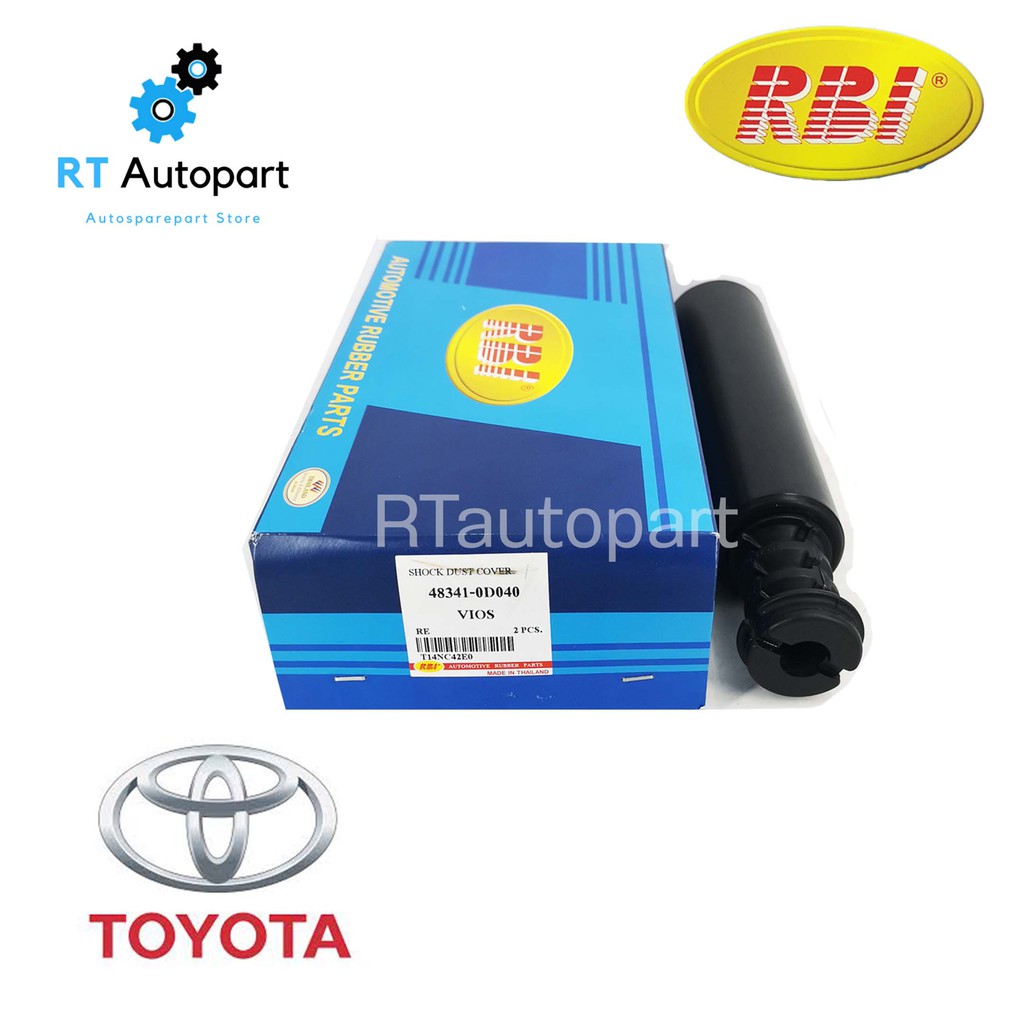 RBI กันกระแทกโช้คหลัง Toyota Vios NCP41 ปี03-07 / กันฝุ่นโช้ค กันกระแทกโช้ค Vios / 48341-0D040