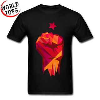 Hensewts Shop เสื้อยืดแขนสั้น พิมพ์ลาย Soviet Union Fist of Revolution ขนาดใหญ่ 3XL แฟชั่นฤดูใบไม้ร่วง สําหรับผู้ชาย900