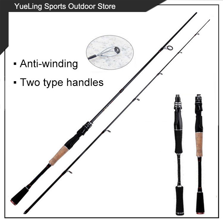 RoseWood 5' 5.5' 6' 7' Ultra-Light Weight Spinning/Casting Cork Fishing ...