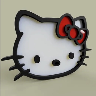 โลโก้ Hello Kitty (ตกแต่งผนัง 3D)