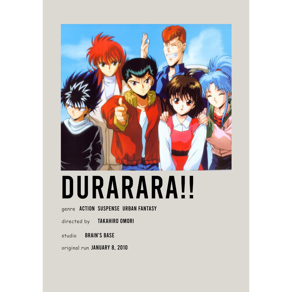 โปสเตอร์อนิเมะ Durarara!!