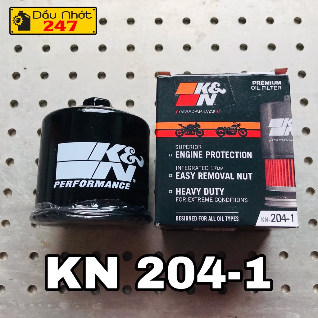 กรองน้ํามันเครื่อง K&N KN 204 (KN-204-1) สําหรับ Honda/Yamaha/Triumph