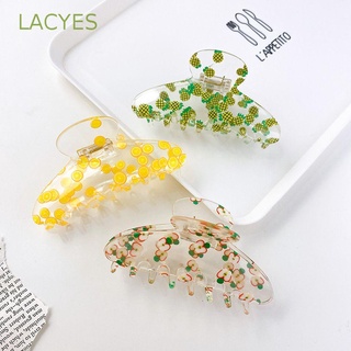 Lacyes กิ๊บติดผม รูปผลไม้ แตงโม ส้ม สตรอเบอร์รี่ น่ารัก สไตล์เกาหลี หวานแหวว หรูหรา เครื่องประดับแฟชั่น สําหรับผู้หญิง