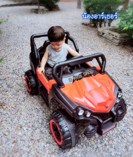 💥Hot💥รถแบตเตอรี่เด็ก รถเด็ก รถจีฟ ทรงรถจี๊ป Jeeb ขนาด5มอเตอร์ มีระบบรถโยกได้ .