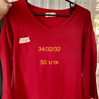 เสื้อและชุดเดรส  มือสอง