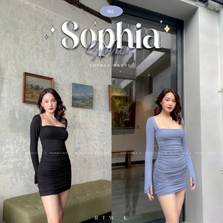 🥨 Sophia dress - เดรสเข้ารูป ตัดเย็บเทคนิคเลเยอร์ทั้งชุด เดรสออกงาน เดรสออกงาน เดรสวันเกิด เดรสไปงานเเต่ง RTW