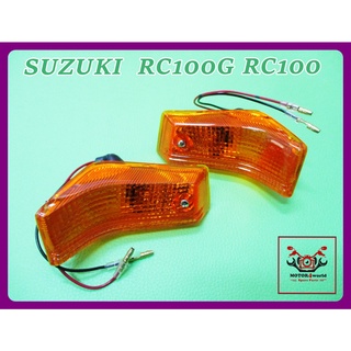 SUZUKI RC100G RC G RC100 "FRONT" TURN SIGNAL LH&amp;RH SET // ไฟเลี้ยวหน้า (1 ชุด) สินค้าคุณภาพดี