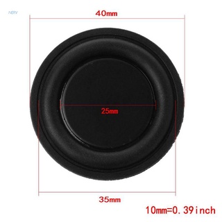 NERV 40mm Passive Radiator Subwoofer Speaker Vibration Membrane Bass Rubber Woofers