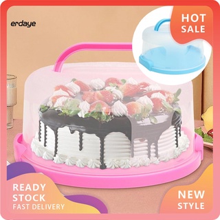 EDY- PP Cake Box Airtight Storage Portable Cake Box Water-proof for Packing