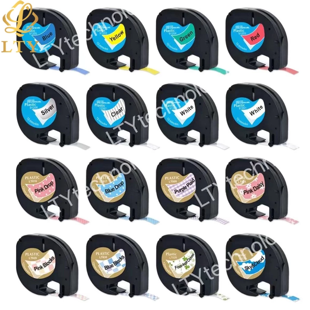 ( Dymo Letratag ) เทปฉลาก 12 มม . สําหรับ Dymo Letratag