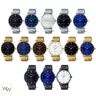 ของแท้ นาฬิกาข้อมือ Casio ผู้ชาย รุ่น MTP-VT01 สายสแตนเลส