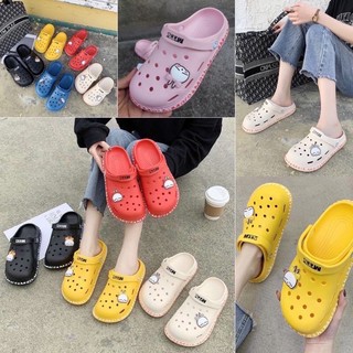 ⚡️พร้อมส่ง⚡️รองเท้าหัวโต กระต่าย MashiMaro 🐰กระต่ายมาชิมาโร่ รองเท้าแตะยางนิ่มแบบสวมรัดส้น หัวโต