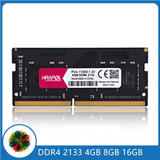 Hrapol Ram Ddr4 16Gb 8Gb 4Gb แล็ปท็อป Ram Pc4-17000S 2133Mhz Pc4 17000 2133 Mhz Ddr 4 8G 16G 4G Memoria 260-Pin Sodimm